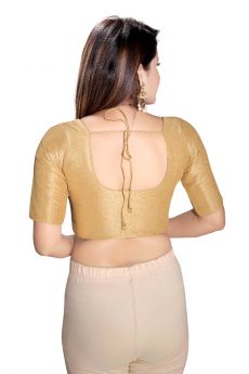 FIRDAUS MULBERRY SILK ROUND NECK FRONT OPEN PADDED ELBOW SLEEVES (DV-6017)